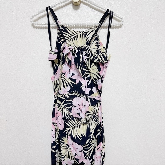 For love and lemons Palms Maxi Dress in Pastel Palm Floral size S - Picture 15 of 15